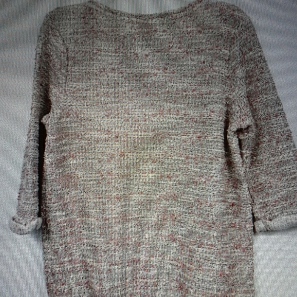 SWEATER H&M MULTICOLORED SCOOPNECK SWEATER S - Picture 5 of 6
